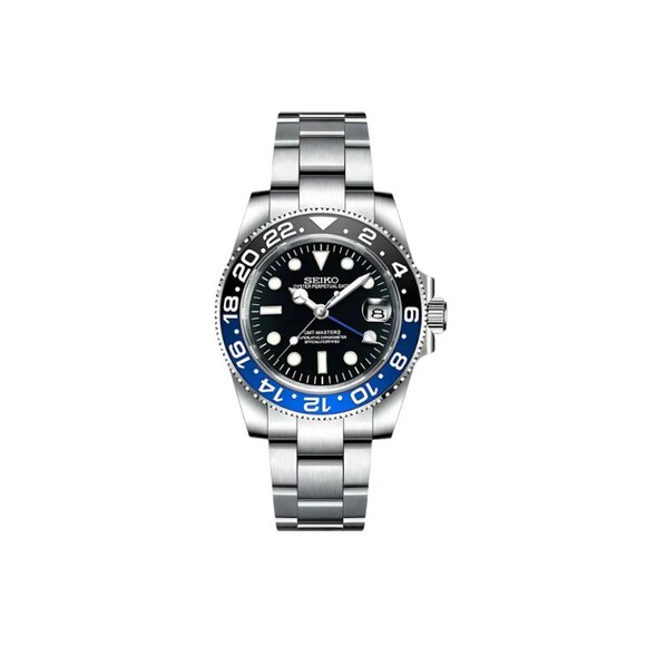 SEIKO "BATMAN" CUSTOM BUILD MOD - Picture 1 of 2